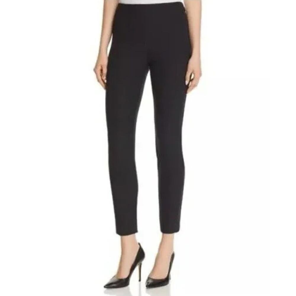 Tailored Rebecca Taylor Black Trouser Pants High Waisted Career Office Size 6